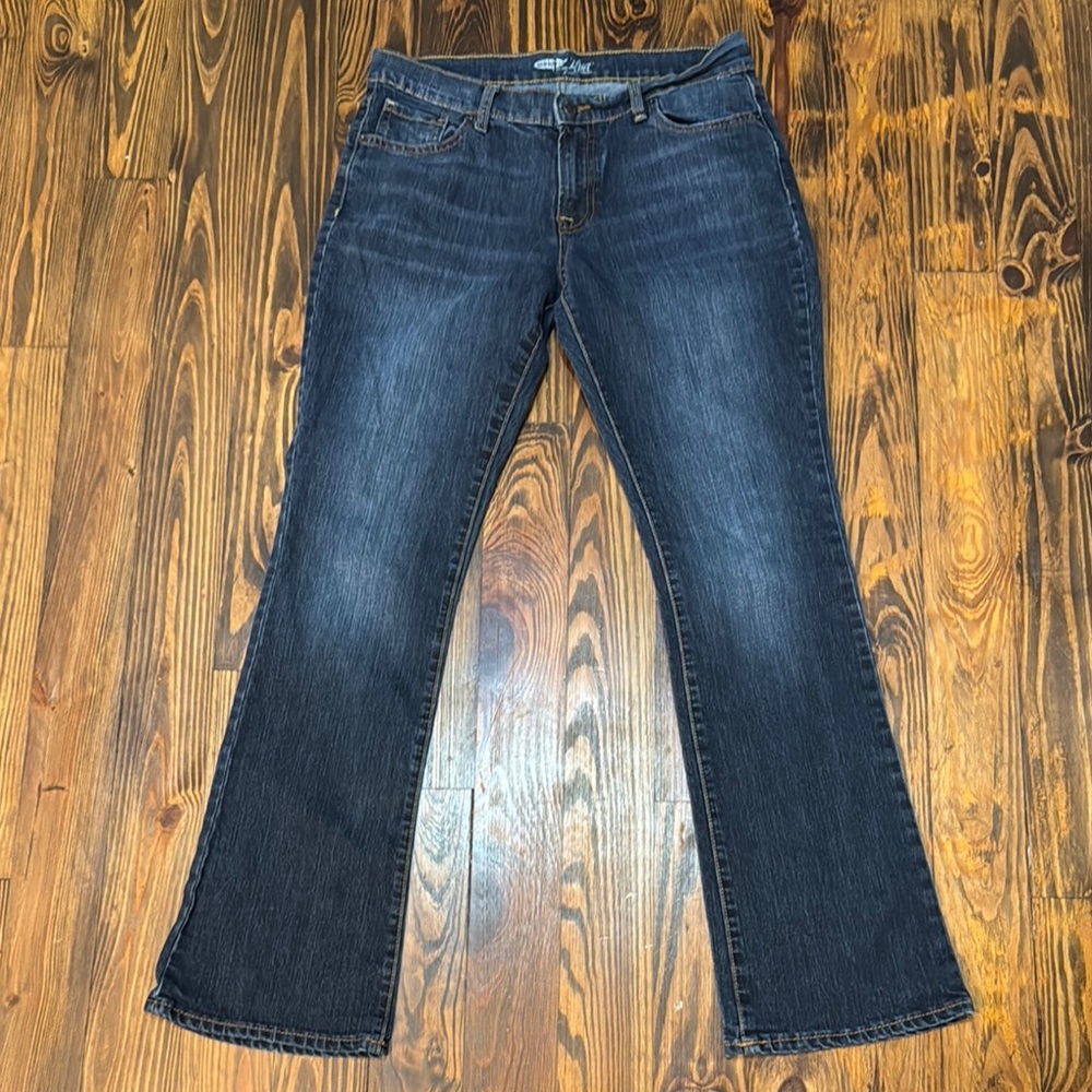 Old Navy Blue Flare Flare Leg Jeans